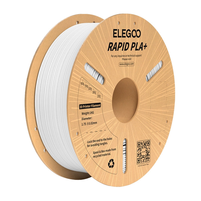 ELEGOO Rapid PLA+ Filament (White)_0