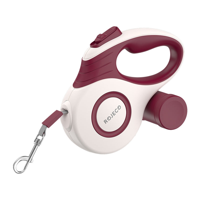 Rojeco A12 5M Automatic Retractable Dog Leash (red)_0
