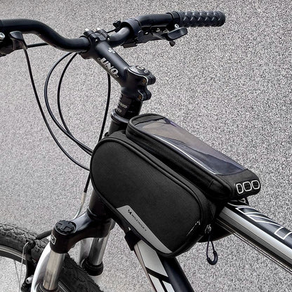 Wozinsky frame bike bag + detachable phone cover up to 6.5 "1.5l black (WBB7BK)_6
