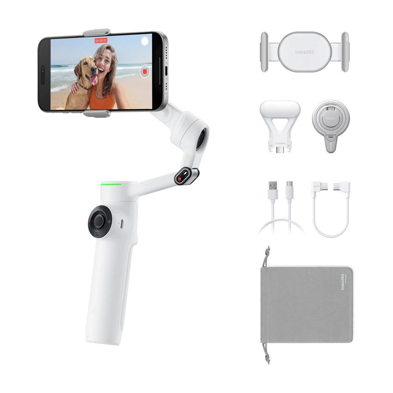 Insta360 Flow 2 Pro Creator Stabilizer Bundle (white)_0