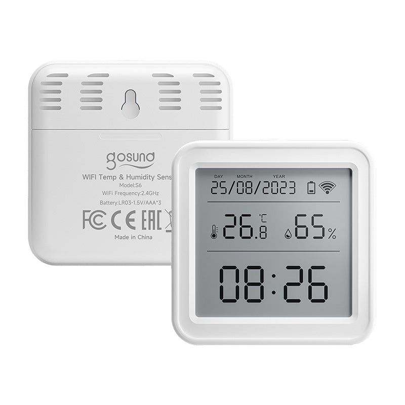 Zigbee Gosund ST17 LCD smart temperature and humidity sensor Tuya_4