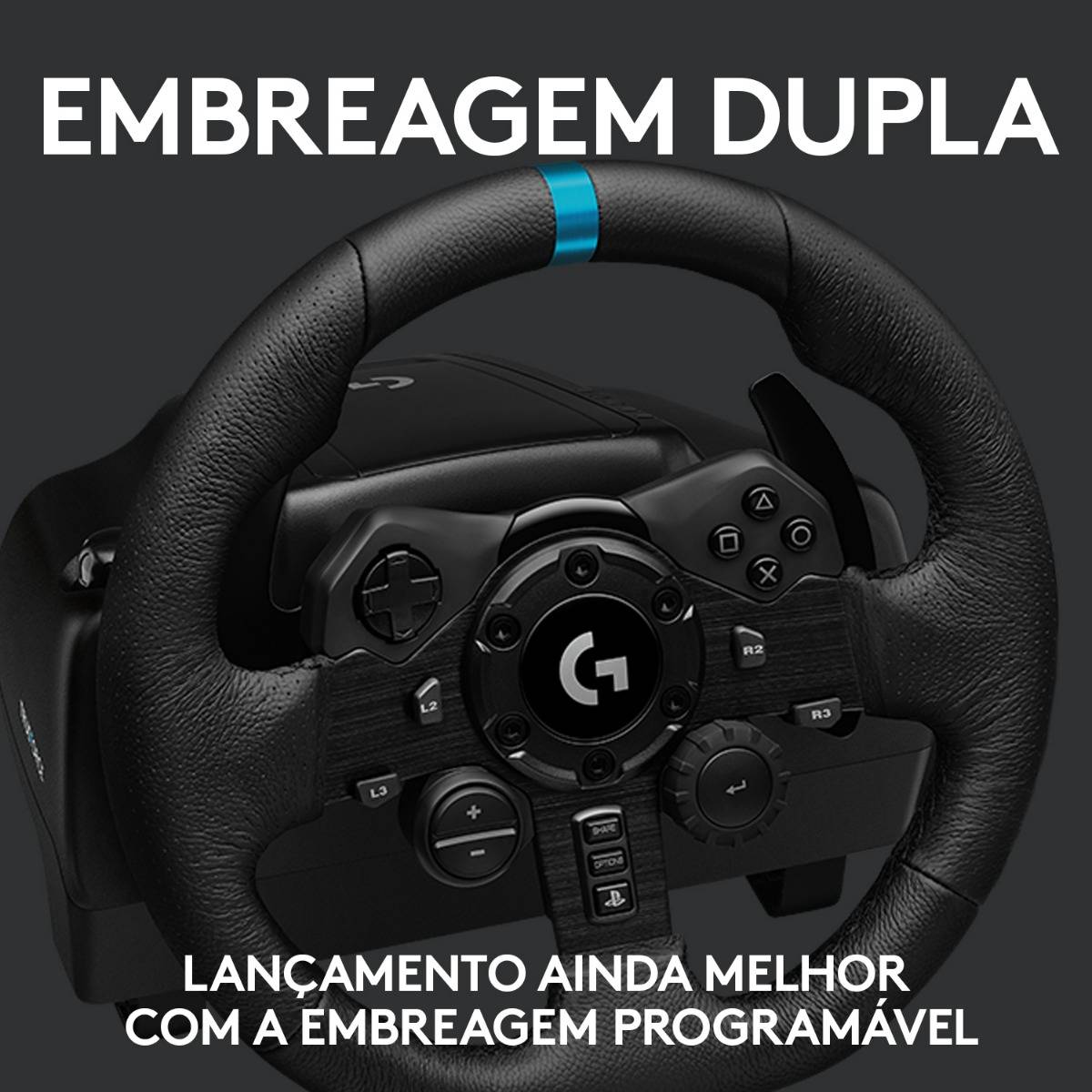 Volante Logitech G923 TrueForce Racing Wheel PS5/PS4/PC
