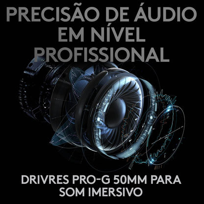 Headset Logitech G PRO X Wireless Lightspeed Gaming