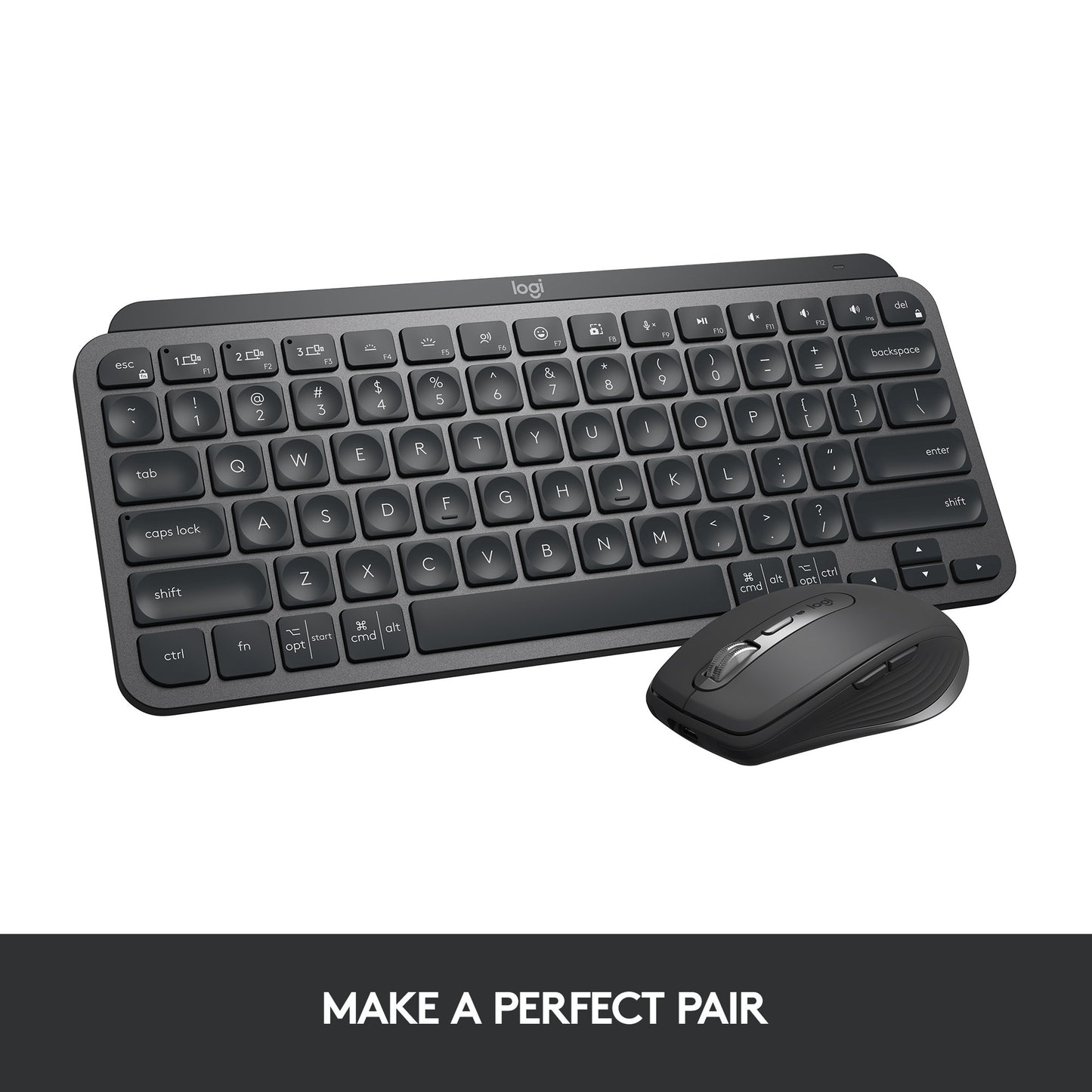 Teclado Logitech MX Keys Mini Grafite Layout Alemão
