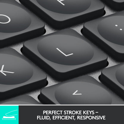 Teclado Logitech MX Keys Mini Grafite Layout Alemão