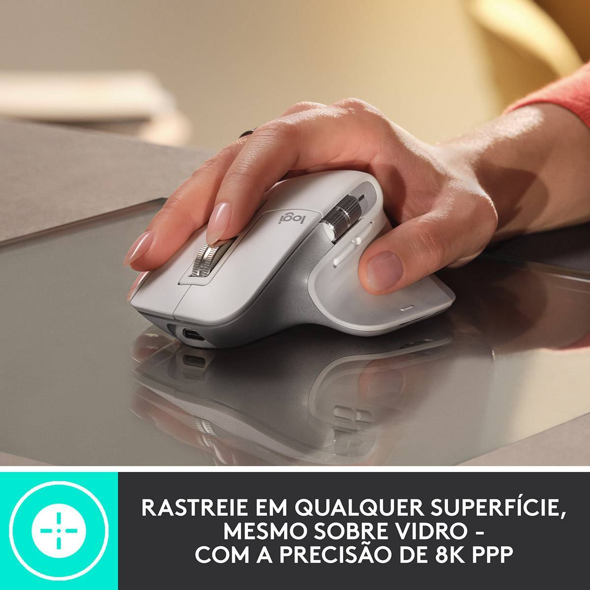 Rato Sem Fios Logitech MX Master 3S Bluetooth 8000 DPI Graphite