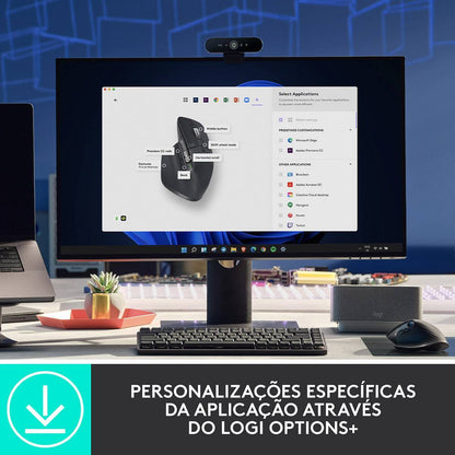 Rato Sem Fios Logitech MX Master 3S Bluetooth 8000 DPI Graphite