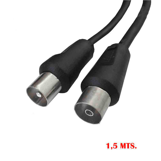 Prolongador tv-video 9,5mm, 1,5m embalado preto_0