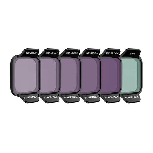 Set of 6 Freewell Standard Day filters for DJI Flip_0
