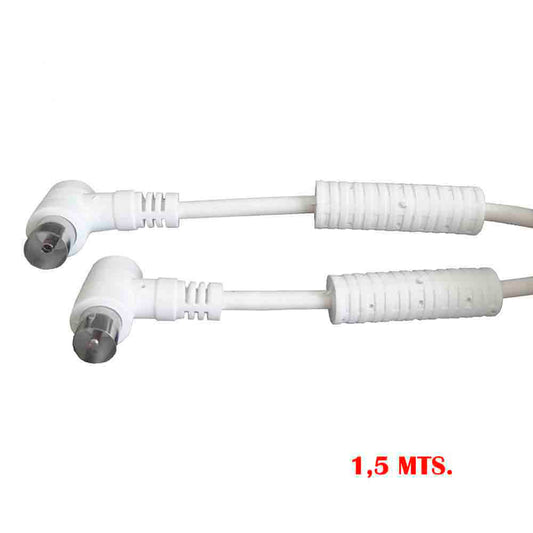 Prolongador tv/video curvo com filtro 9,5mm 1,5m embalado branco_0