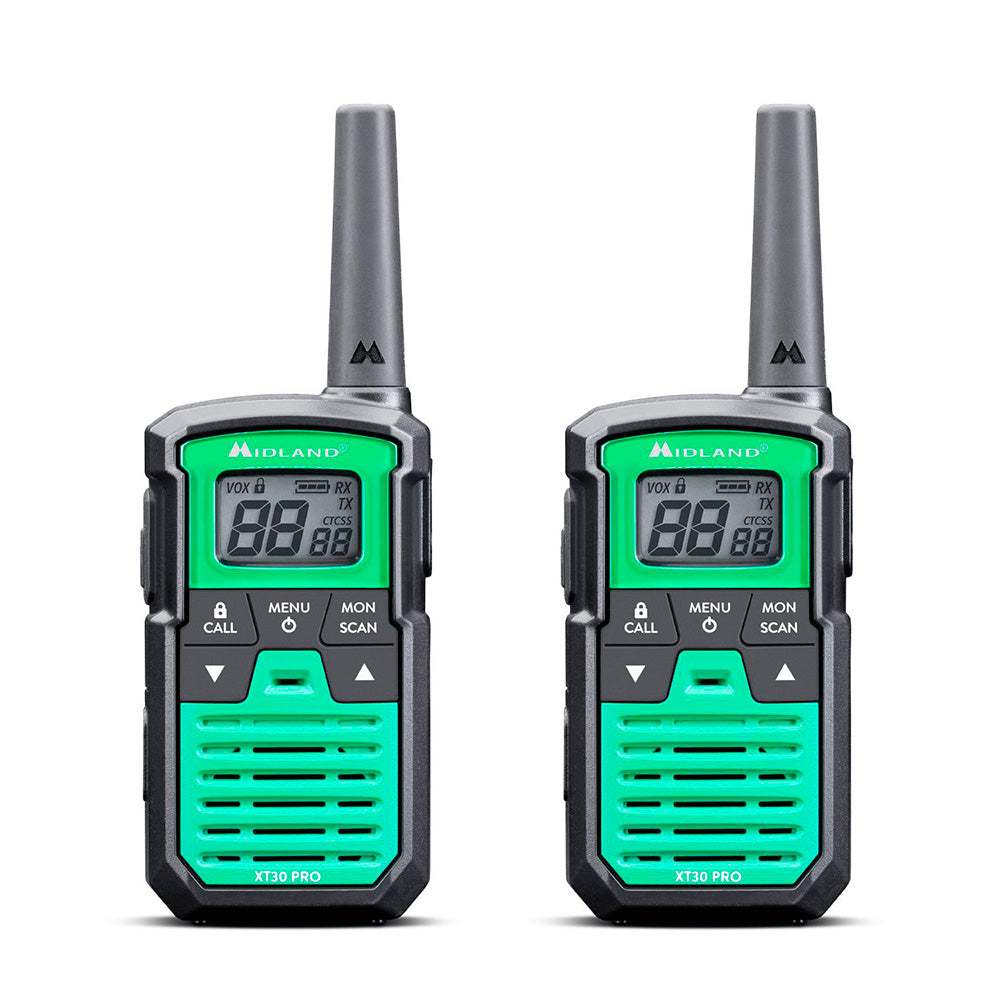 Walkie talkies xt-30 pro c1463, 16 canais pmr446, verde_0