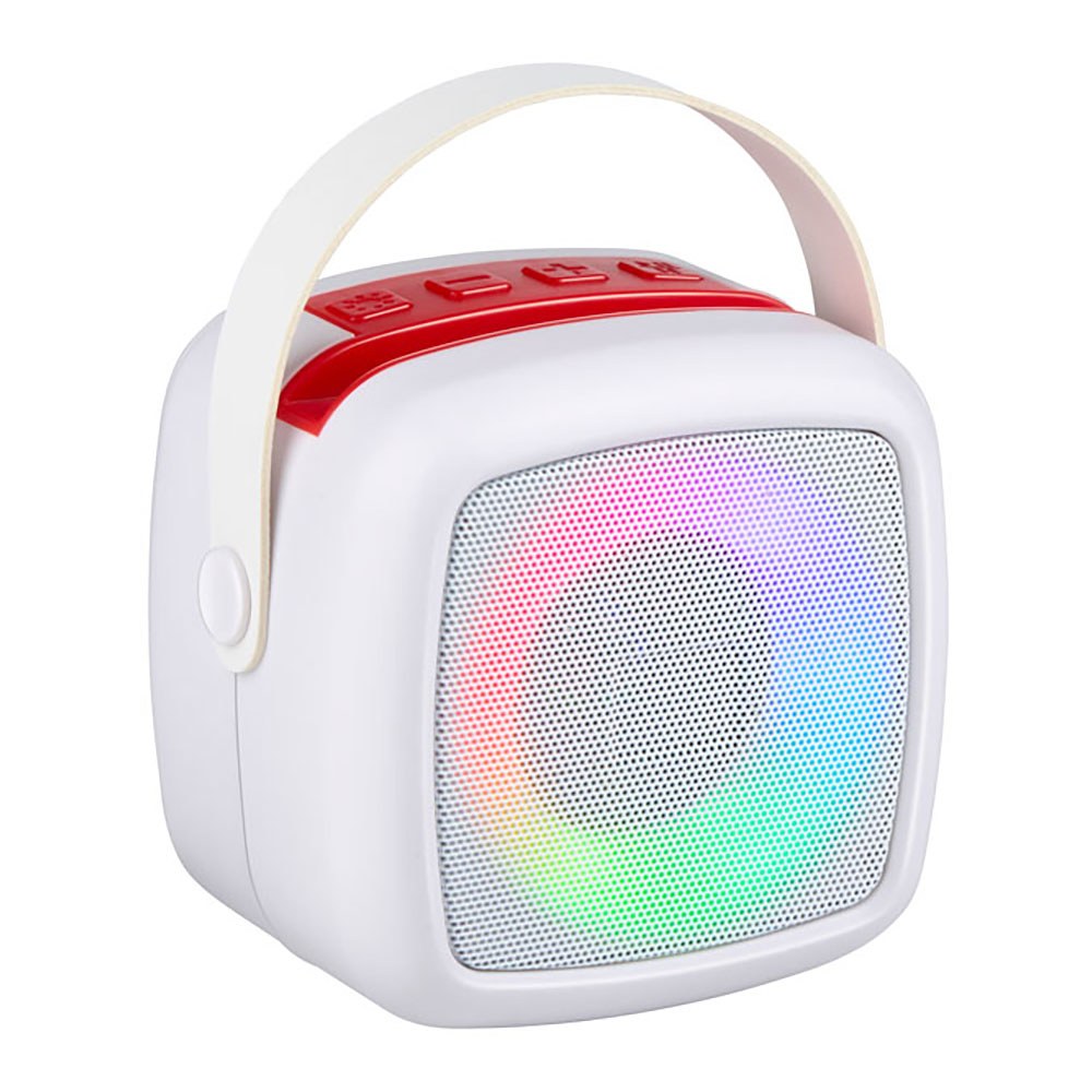 Karaoke set mini sem fios + 2 microfones, rgb, 10 w, cores sortidas, 117 x 86 x 130 mm_0