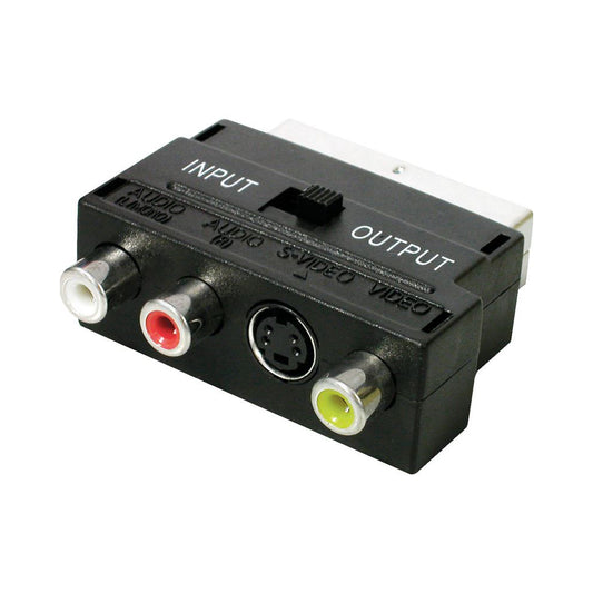 Adaptador scart entrada/saida 3 rca femea+svhs_0