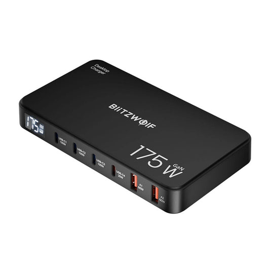 Blitzwolf BW-S30 6-in-1 Charging Station 4xUSB-C + 2xUSB 175W_0