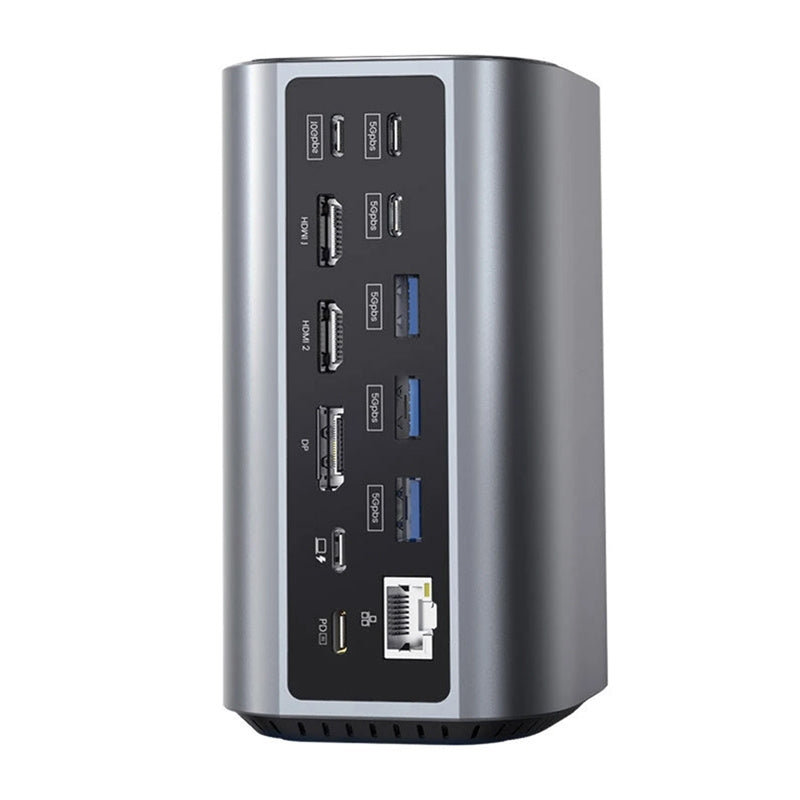 Blitzwolf BW-TH15 17in1 Docking Station 2xHD+DP+4xC+3xUSB 3.0+USB 3.1+C 3.2+C PD+RJ45+micro SD+SD+3.5mm Audio_5