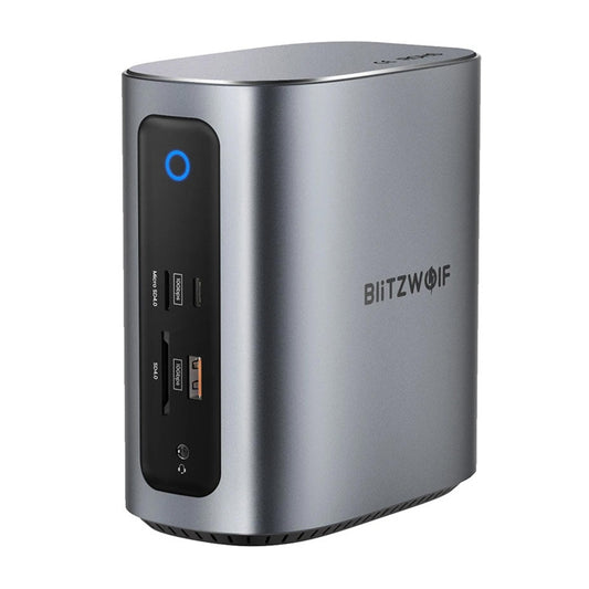 Blitzwolf BW-TH15 17in1 Docking Station 2xHD+DP+4xC+3xUSB 3.0+USB 3.1+C 3.2+C PD+RJ45+micro SD+SD+3.5mm Audio_0