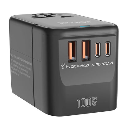 Blitzwolf BW-TA2 5-in-1 Travel Adapter 2xUSB PD + 2xC QC + C GaN 100W_1