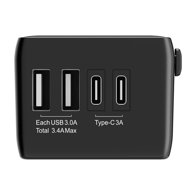 Blitzwolf BW-TA1 4-in-1 Travel Adapter 2xUSB + C + PD 20W_2