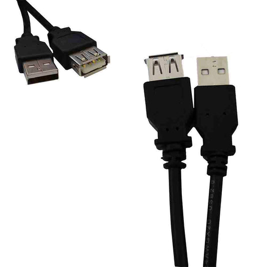 Cabo usb 2.0 macho - femea 5m_0