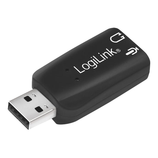 Adaptador USB Audio 5.1 Logilink / Preto / 51316_0