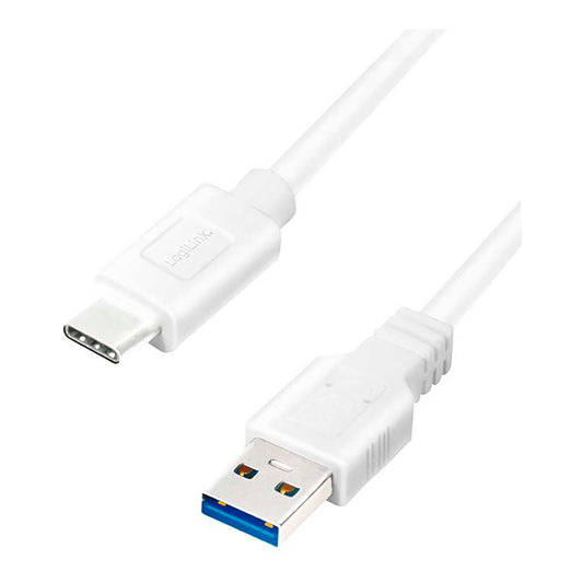 Cabo carga+dados usb a-c 1m smartphone android logilink_0