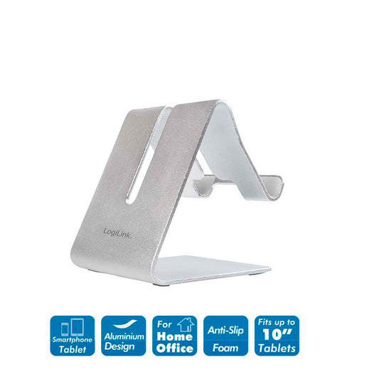Suporte para smartphone e tablet, alumÃ­nio logilink_0