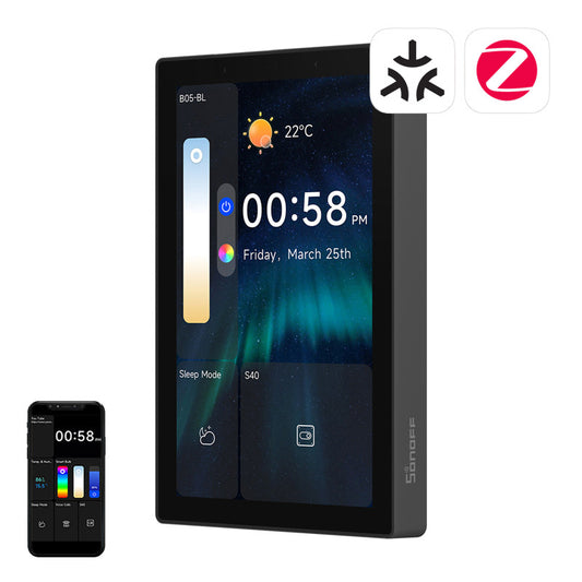 SONOFF NSPanel Pro 120 Smart Control Panel Matter WiFi/Bluetooth/ZigBee (black)_0