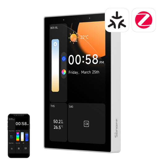 SONOFF NSPanel Pro 120 Smart Control Panel Matter WiFi/Bluetooth/ZigBee (white)_0