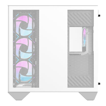 Darkflash DY470 computer case (white) + 4 fans + GPU bracket_7