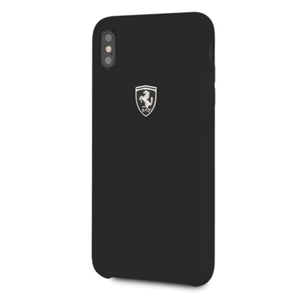 Ferrari Hardcase FEOSIHCI65BK iPhone Xs Max black/black Silicone Off track_0