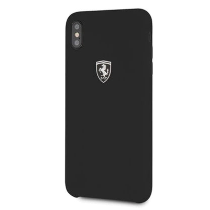 Ferrari Hardcase FEOSIHCI65BK iPhone Xs Max black/black Silicone Off track_0