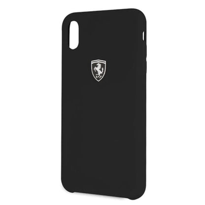 Ferrari Hardcase FEOSIHCI65BK iPhone Xs Max black/black Silicone Off track_2