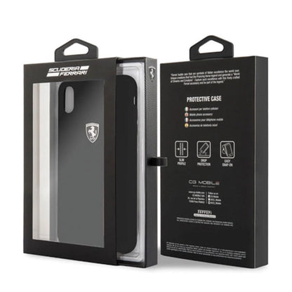 Ferrari Hardcase FEOSIHCI65BK iPhone Xs Max black/black Silicone Off track_5