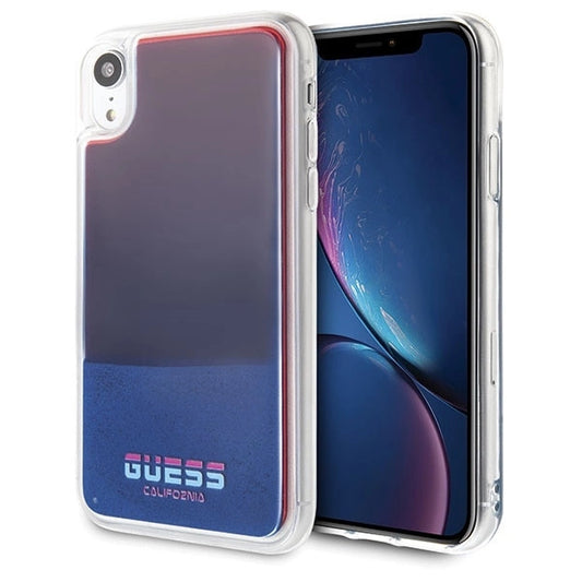 Guess GUHCI61GLCRE iPhone Xr red /red hard case California Glow in the dark_0