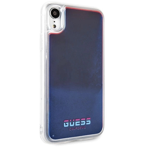 Guess GUHCI61GLCRE iPhone Xr red /red hard case California Glow in the dark_4