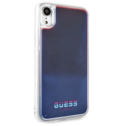 Guess GUHCI61GLCRE iPhone Xr red /red hard case California Glow in the dark_4