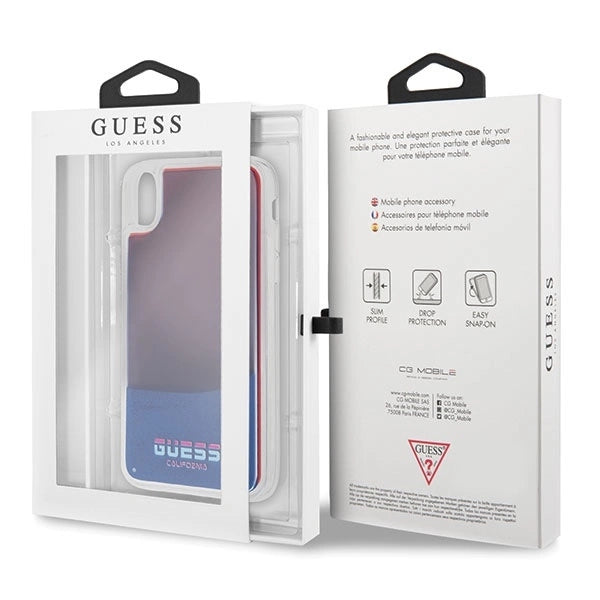 Guess GUHCI61GLCRE iPhone Xr red /red hard case California Glow in the dark_6