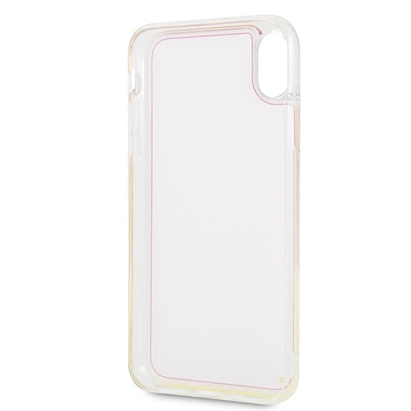 Guess GUHCI65GLCPI iPhone Xs Max różowy /pink hard case California Glow in the dark_3