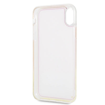 Guess GUHCI65GLCPI iPhone Xs Max różowy /pink hard case California Glow in the dark_3