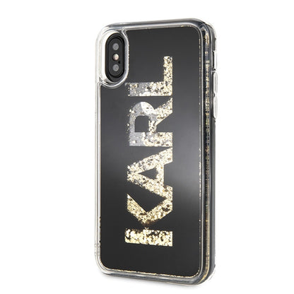 Karl Lagerfeld Karl Logo Glitter iPhone X/Xs Case - Black_1