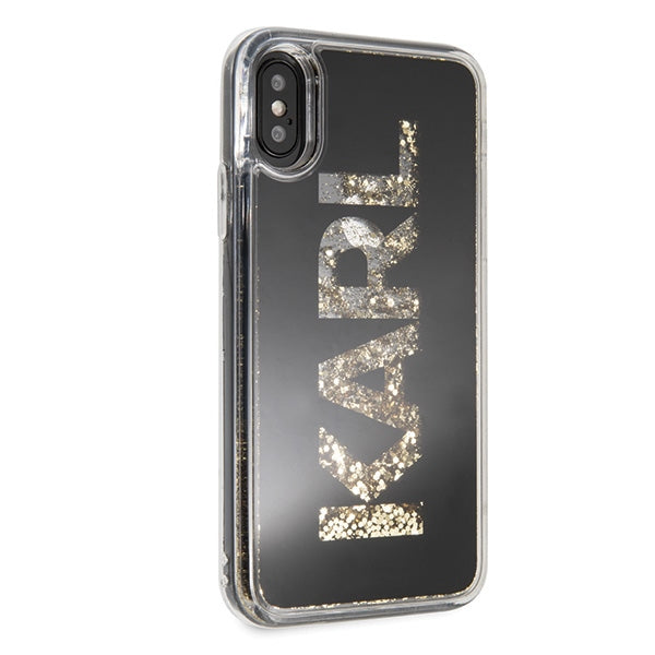 Karl Lagerfeld Karl Logo Glitter iPhone X/Xs Case - Black_4