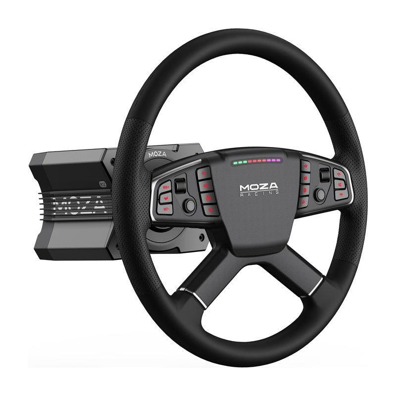 Gaming set - R5 base + TSW truck steering wheel + SRP-Lite pedals + Moza Racing RS071 clamps (PC)_2