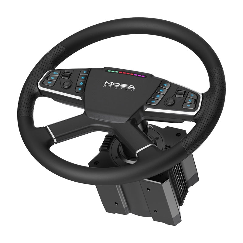 Gaming set - R5 base + TSW truck steering wheel + SRP-Lite pedals + Moza Racing RS071 clamps (PC)_3