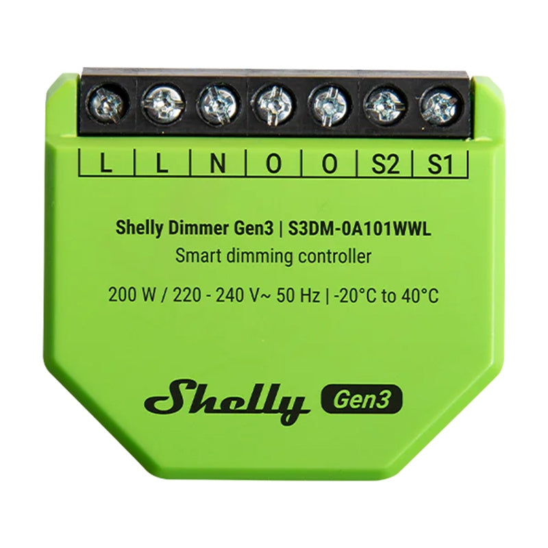 Dimmer Gen3 Shelly / Preto_0