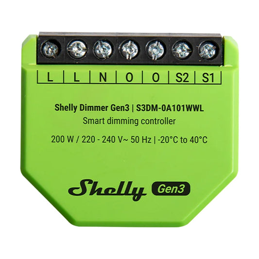 Dimmer Gen3 Shelly / Preto_0