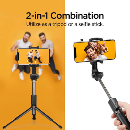 Selfie stick Spigen S540W Bluetooth with tripod - black_37