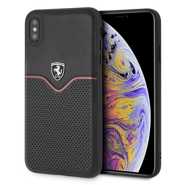 Ferrari Hardcase FEOVEHCI65BK iPhone Xs Max black/black Off Track Victory_0