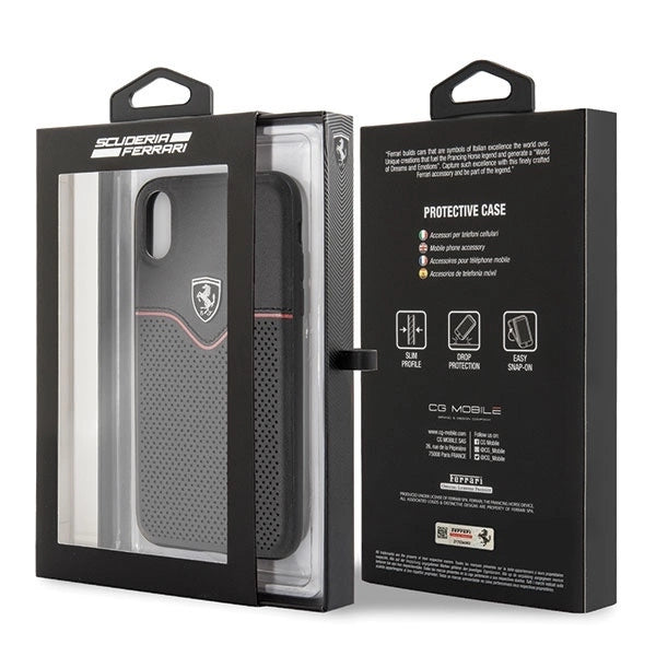 Ferrari Hardcase FEOVEHCI65BK iPhone Xs Max black/black Off Track Victory_6