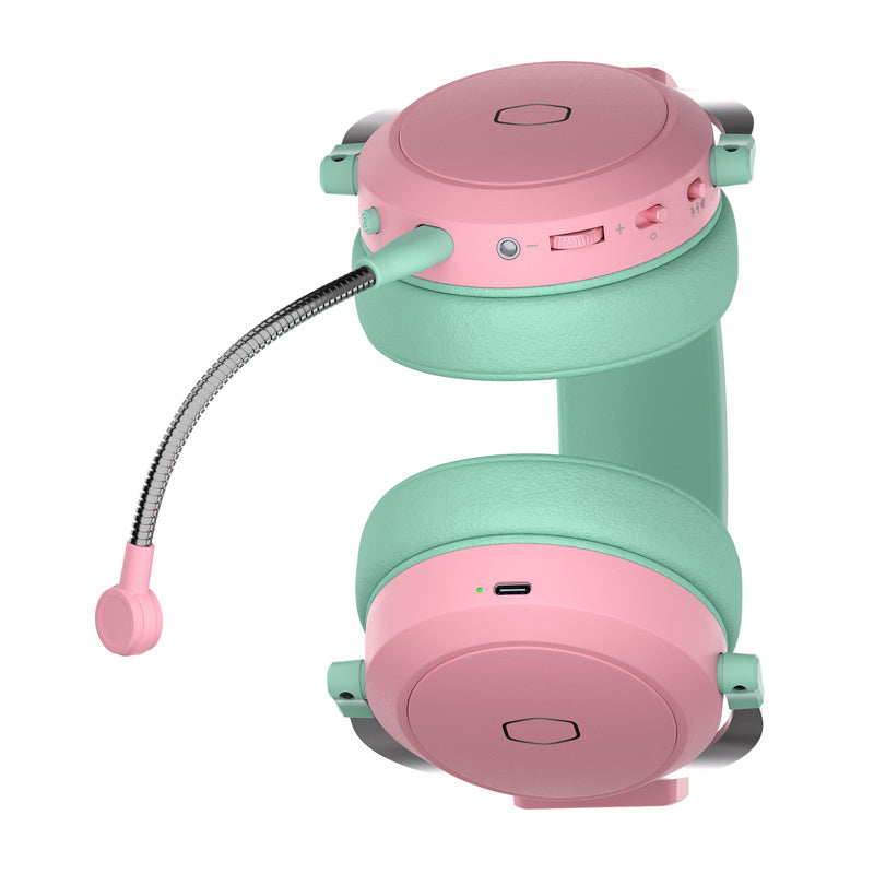 Cooler Master CH351-MC gaming headphones (green-pink)_3