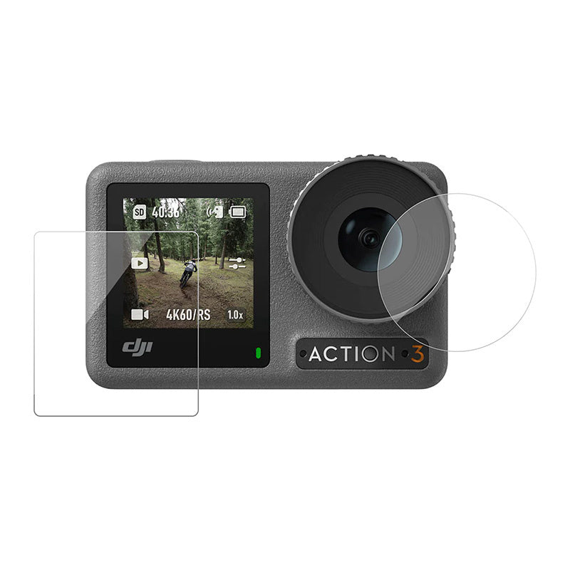 TELESIN tempered glass for DJI Osmo Action 5/4/3_0